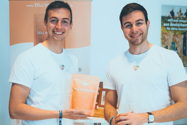Die Gründer von Zell Harmonie, Robin und Marvin Schmitt.