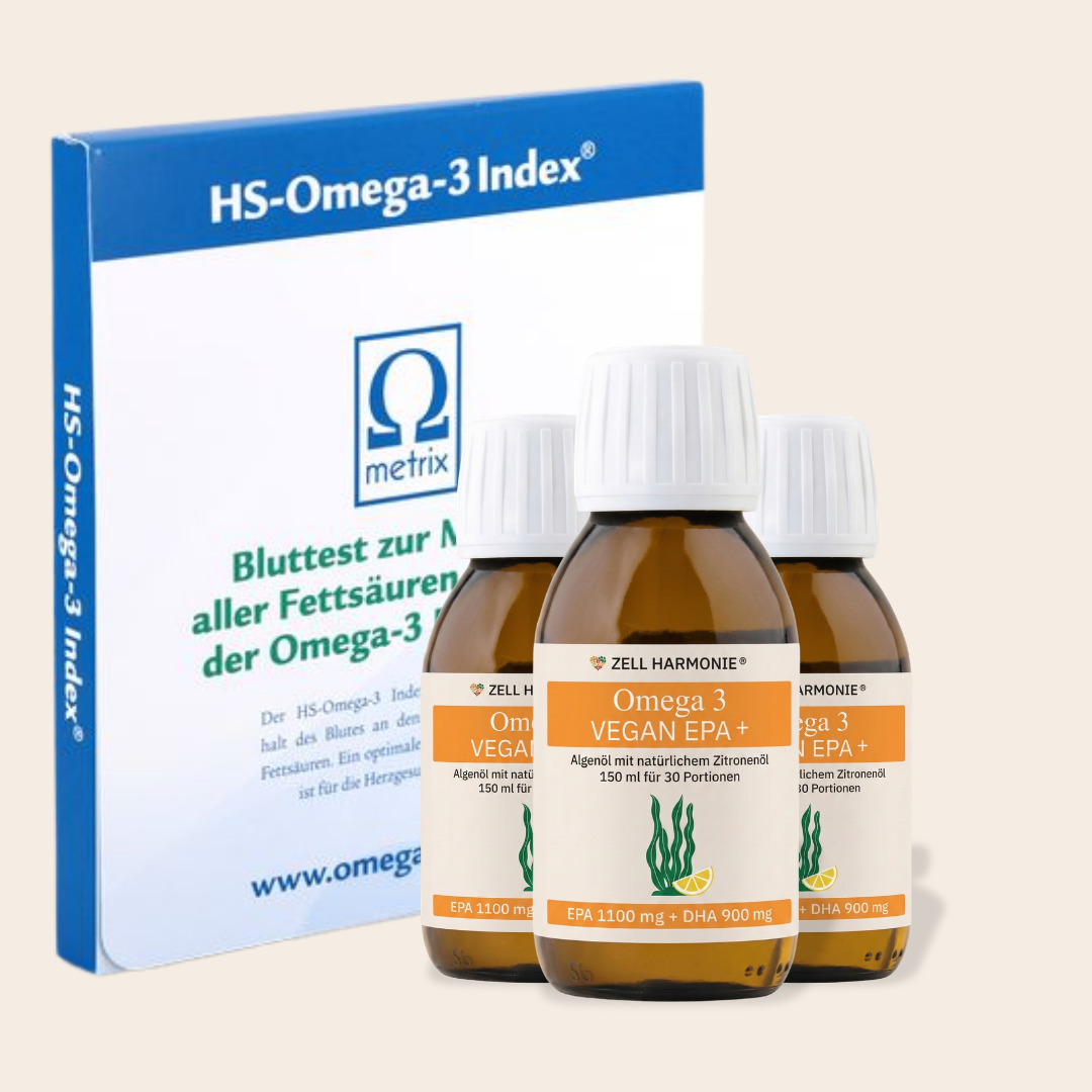 Omega-3 VEGAN EPA+ (Angebot mit Fettsäuretest)